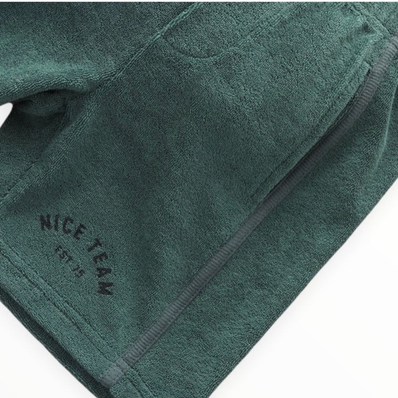 Zara Green boys Terry Shorts - Picture 5 of 6